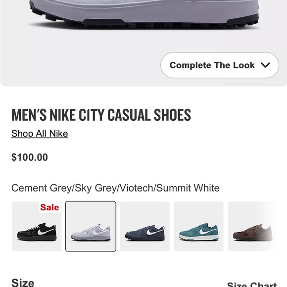 Nike Light Gray Athletic Shoes City Shoes main image 9